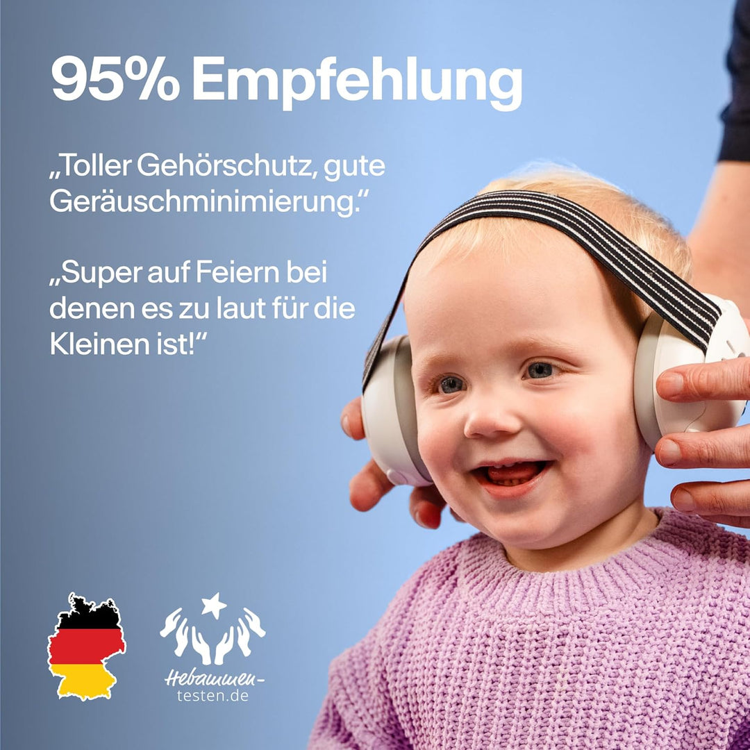 Alpine Muffy Baby Kapselgehörschützer - Gehörschutz für Babys und Kleinkinder von 12 bis 36 Monate -