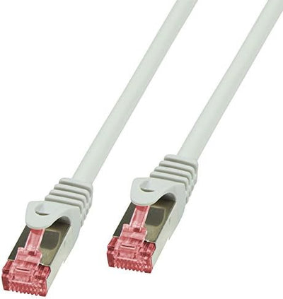 BIGtec LAN Kabel 50m Netzwerkkabel Ethernet Internet Patchkabel CAT.6 braun Gigabit SFTP doppelt ges