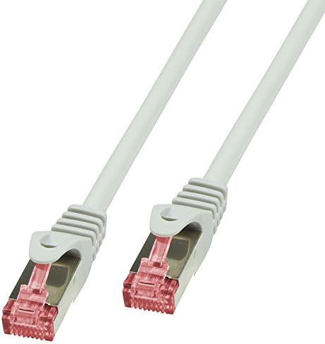 BIGtec LAN Kabel 50m Netzwerkkabel Ethernet Internet Patchkabel CAT.6 grau Gigabit SFTP doppelt gesc