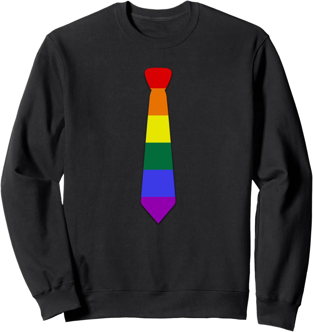 LGBT Flagge Krawatte Regenbogen Rainbow Gay Pride Sweatshirt