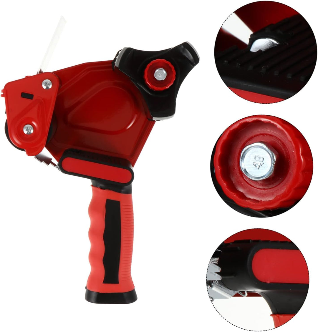 NUOBESTY Metall Klebebandspender Mittel Mit Cutter Ergonomisch Leichter Verpackungsschneider Für Lag