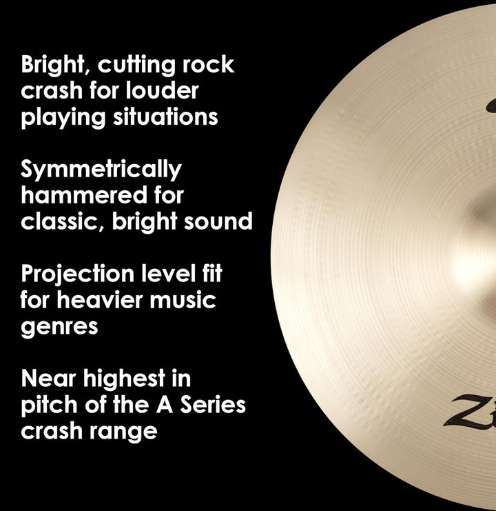 Zildjian A Zildjian Series - 18" Rock Crash Cymbal 18 Zoll Rock, 18 Zoll Rock