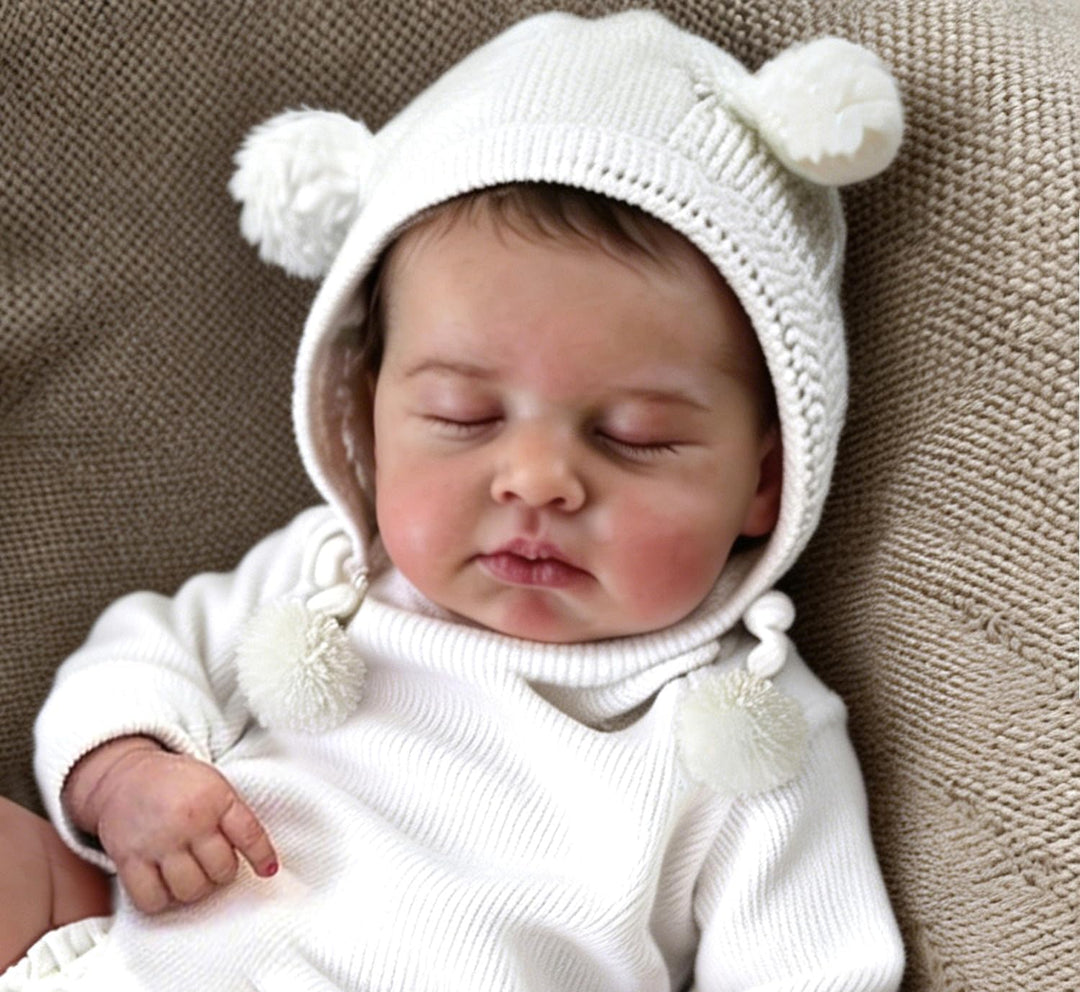 Zero pam Reborn Baby Vollsilikon Lebensecht-48CM Silikon Baby Junge, Lebensechte Babypuppen Wie Echt