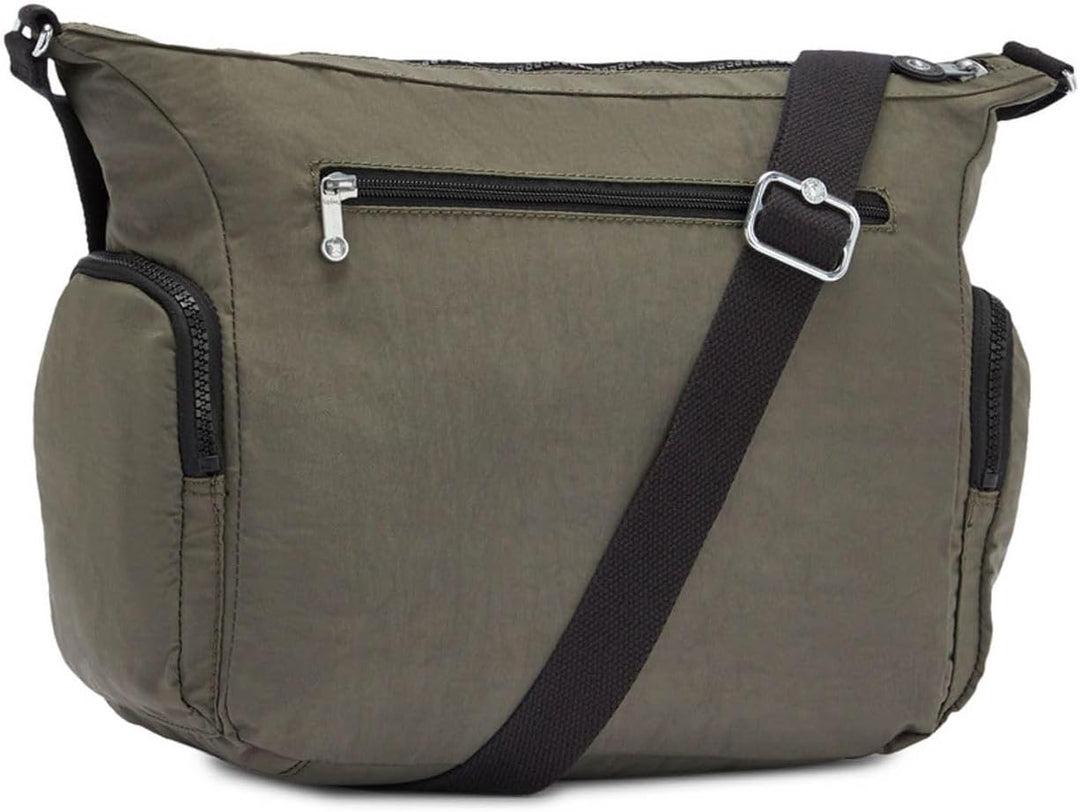Kipling Damen Gabbie Crossbody, Grün Moss, 18.5x35.5x30 cm Einheitsgrösse Green Moss, Einheitsgrösse