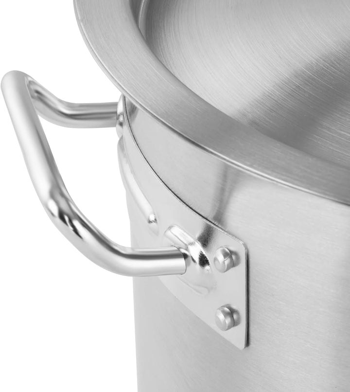 Royal Catering Kochtopf Induktion 170 L Ø 60 cm mit Deckel Edelstahl-Topf Induktionsherd-Topf Indukt
