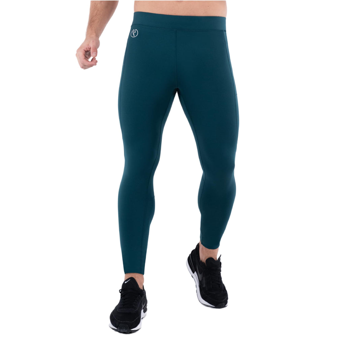 Kapow Meggings Performance PRO: Lange Sportleggings für Herren mit Kompression – Perfekt für Laufen,