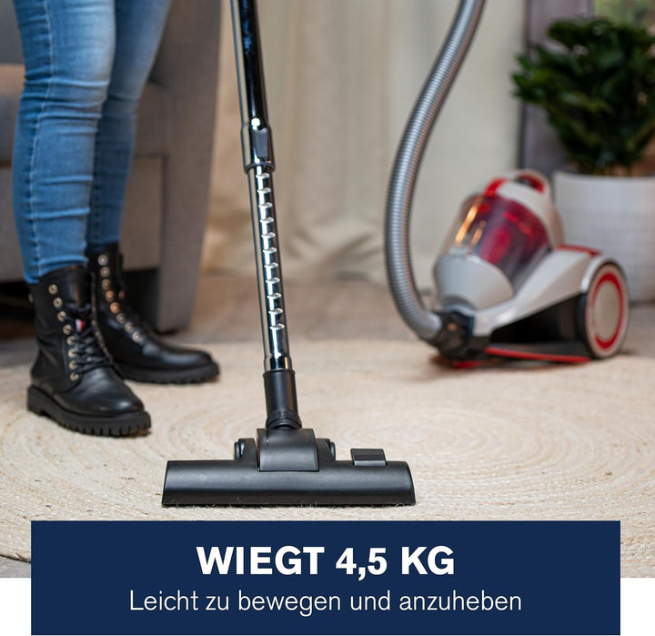 Dirt Devil Staubsauger ohne Beutel - DD2502 - 700W - HEPA 12 Filter - 9M Reichweite - mit Combibrush