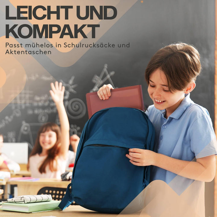 ACROPAQ - 12 x Ringbuch A4 - Mit 2 Ringen, Mit Rückenetiketten, Rückenbreite 2,5 cm, Wasser, Natur F