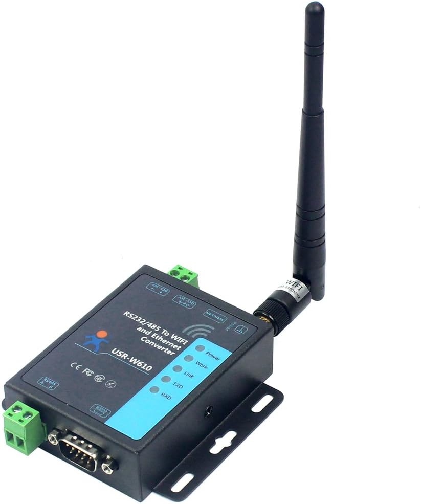 USR-W610 Seriell zu WiFi Ethernet Drahtloser Konverter RS232 RS485 Serieller Server Unterstützt Watc
