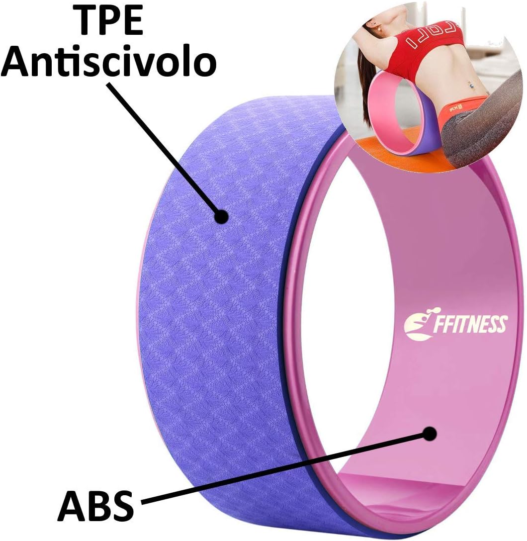 FSYC068V Body Dharma Yoga Wheel | Kreis Roller Ring für Training Pilates Fitness Workout Gym Gymnast