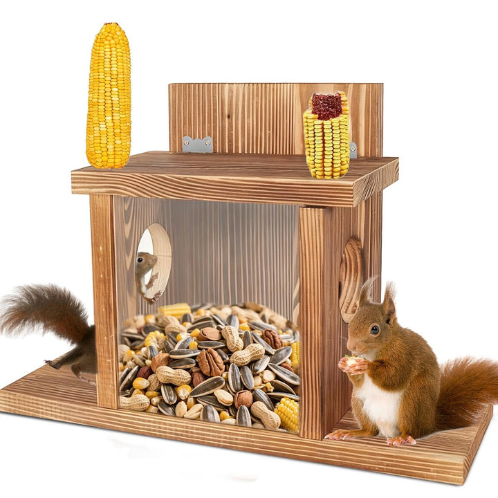 Eichhörnchen Futterhaus, Eichhörnchen Futterstation Wetterfeste, Eichhörnchenfutterstation zum Aufhä