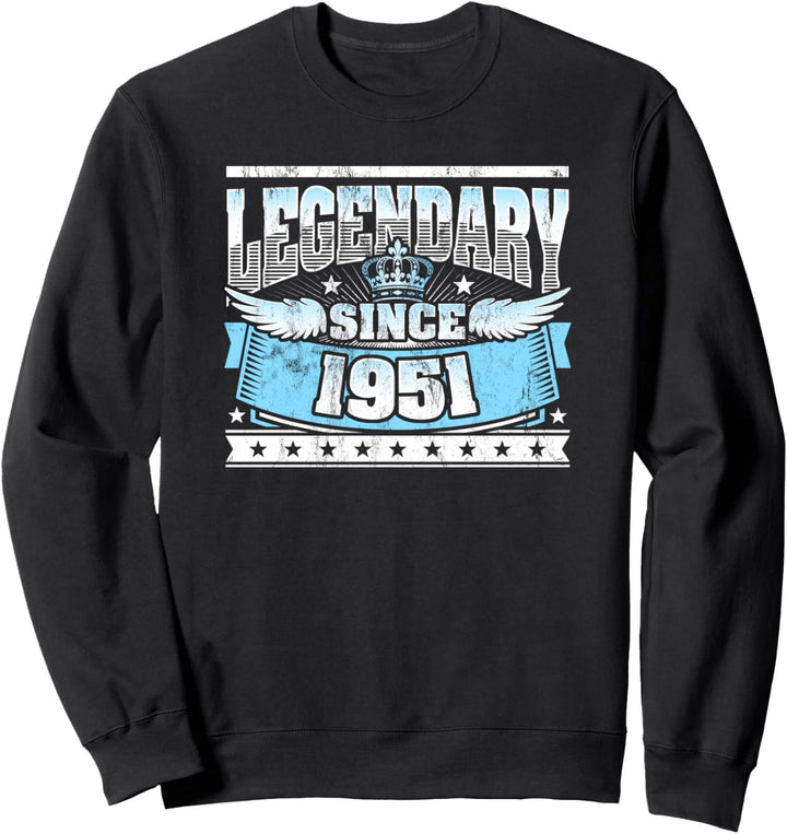 Legendary Since 1951 Vintage 73rd Birthday Sweatshirt