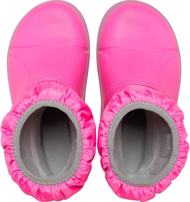 Crocs Unisex Kinder Winter Puff Boot Kids Schneestiefel, Pink