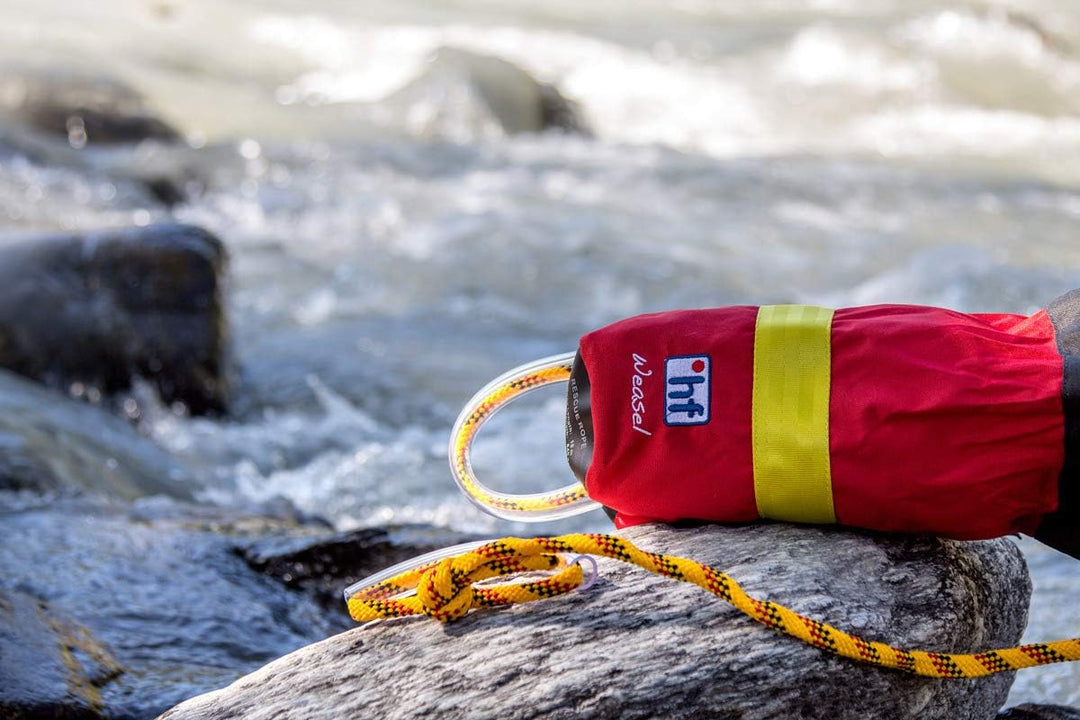 HF Wurfsack Weasel 18m, 7,5mm rot-gelb, rot-gelb