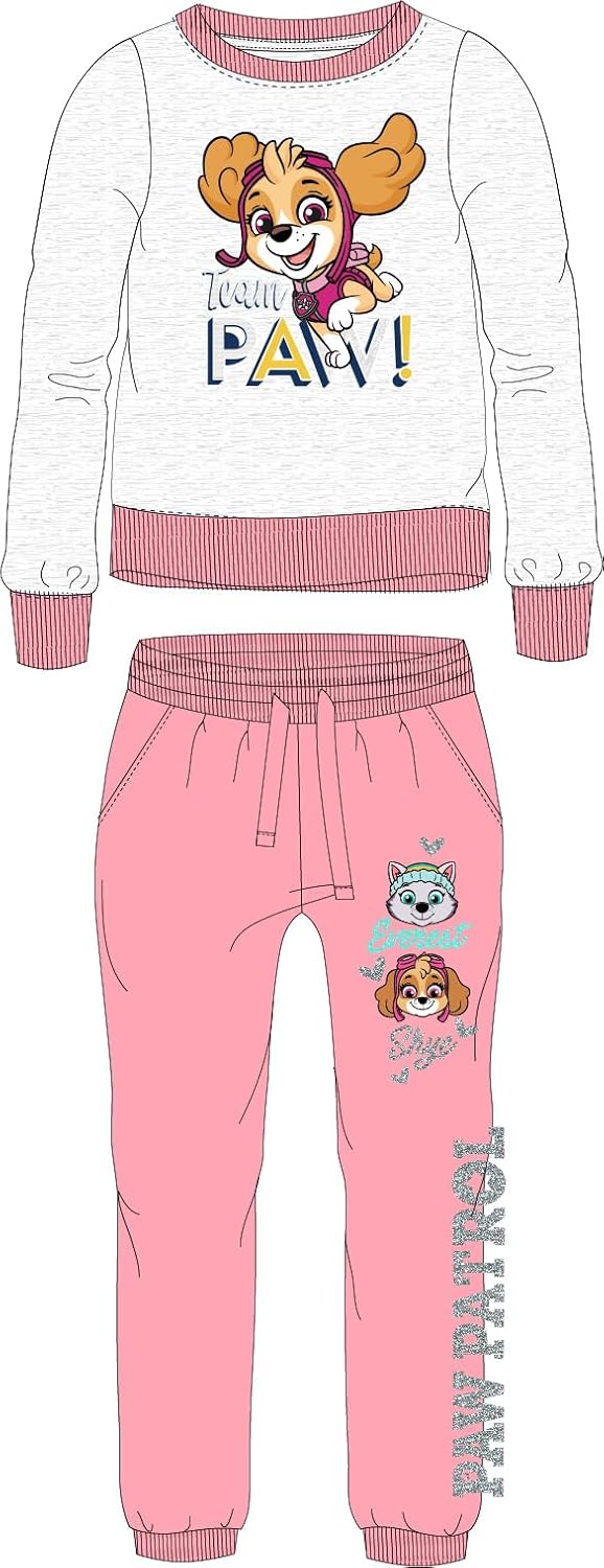eplusm Disney Frozen Elsa und Anna Jogginganzug Mädchen Trainingsanzug, Warm Winter Jogginghose und