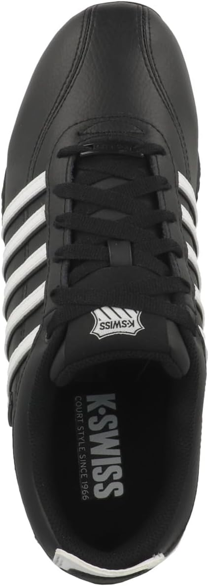 K-Swiss ARVEE 1.5 02453 Herren Klassische Sneakers 41 EU Black White Wht Blk, 41 EU Black White Wht