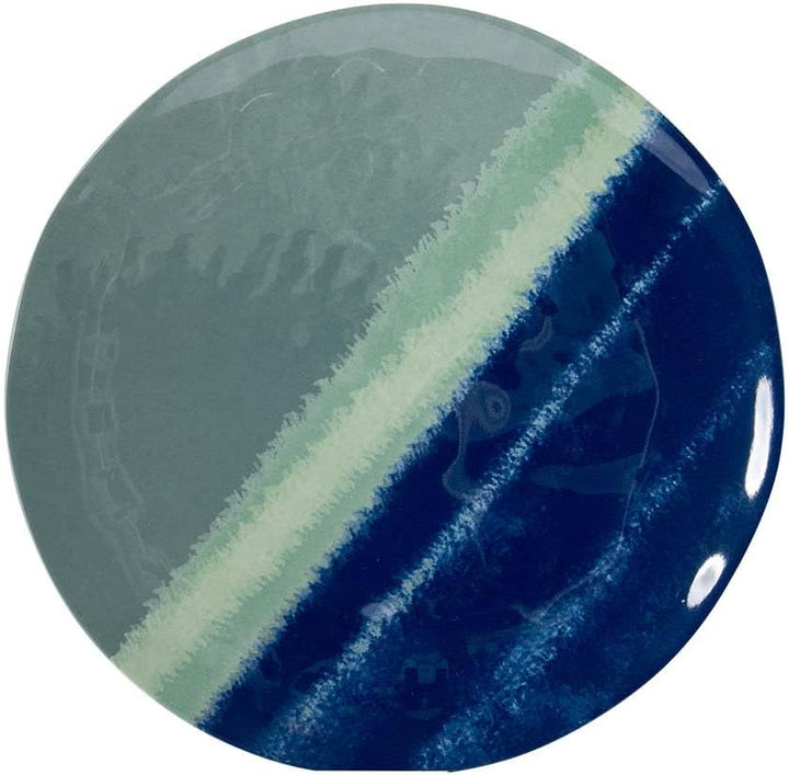 Bo-Camp - Geschirr - Halo - Blau/Grün - 12 Stück