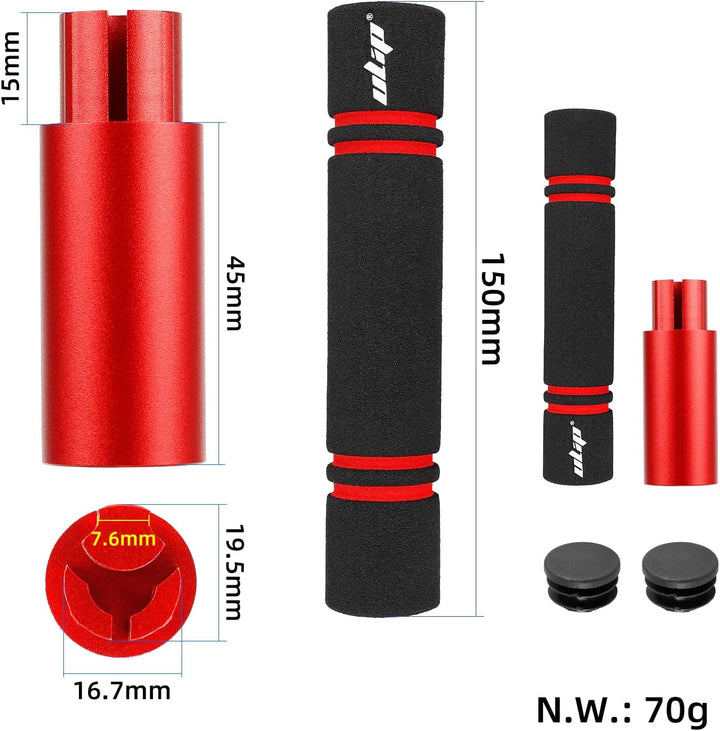 ulip Scooter Aluminium Lenker Verlängerung Set für Armaturenbrett Handys Rückspiegel für Xiaomi M365