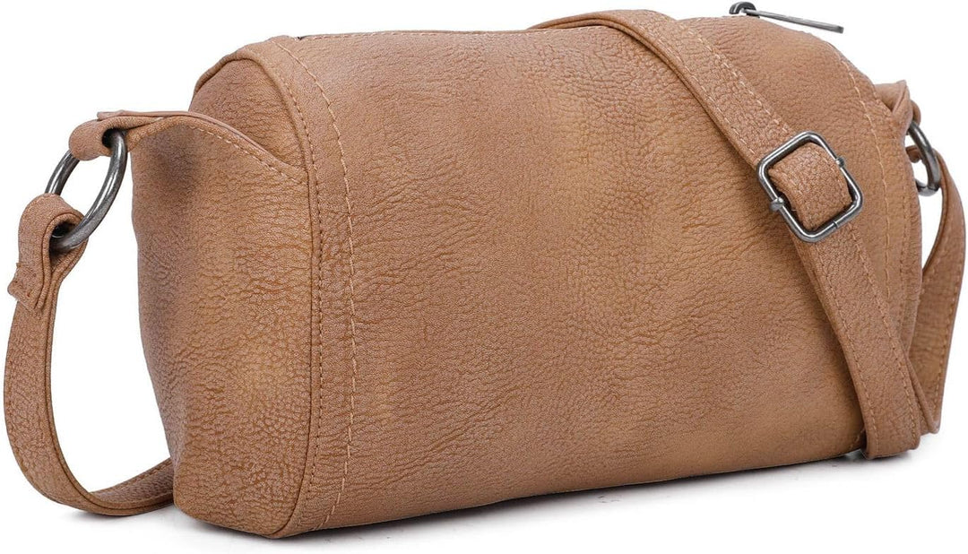 Fritzi aus Preussen Damen Drum02 Cross Radix 55 Cognac Umhängetasche, One Size