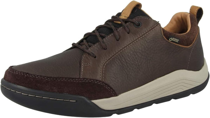Clarks Herren Ashcombebaygtx Derbys 40 EU Braun Dark Brown Lea, 40 EU Braun Dark Brown Lea