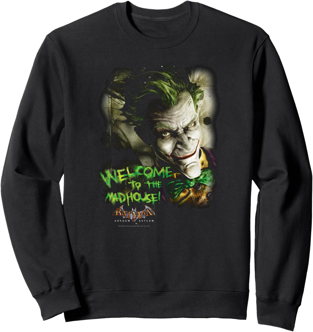 Batman: Arkham Asylum Joker Madhouse Sweatshirt