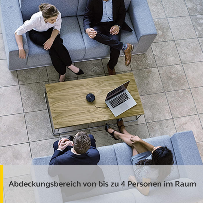 Jabra Speak 510 Lautsprecher — tragbarer Bluetooth-Lautsprecher, Konferenzlautsprecher — Anschluss a