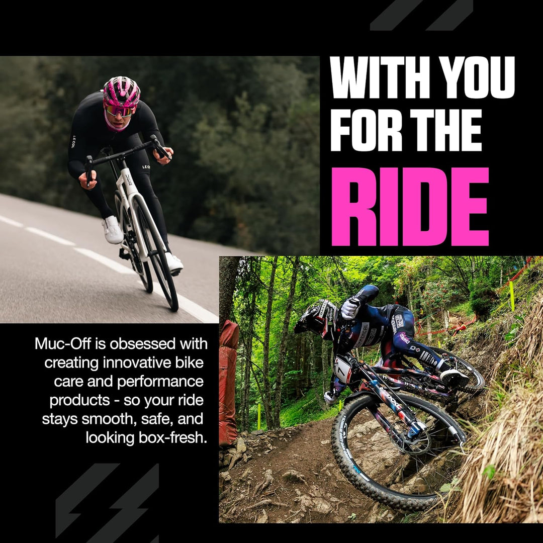 Muc-Off Essentials Wasserfeste Tasche – Robustes Schwarzes 900D Polyester - Wasserabweisende Fahrrad