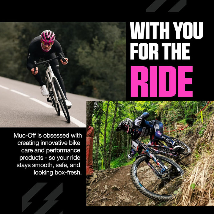 Muc-Off Essentials Wasserfeste Tasche – Robustes Schwarzes 900D Polyester - Wasserabweisende Fahrrad