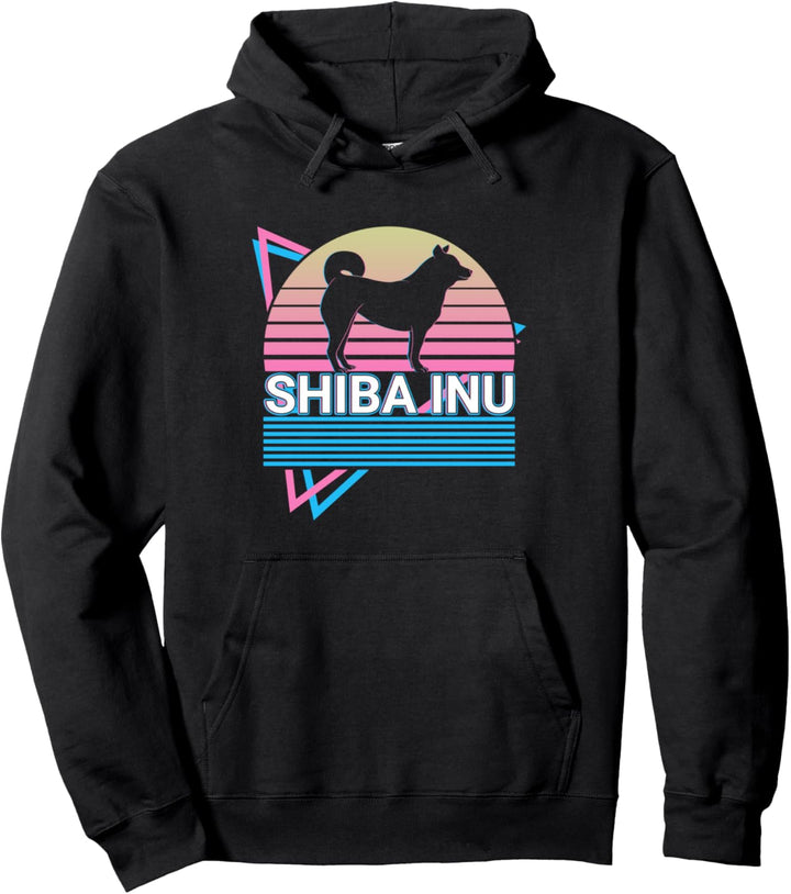 Shiba Inu Retro Pullover Hoodie