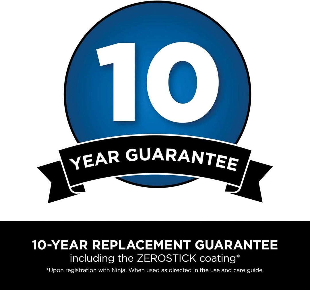 Ninja ZEROSTICK Classic Cookware 28 cm Bratpfanne, antihaftbeschichtet, langlebige Aluminium-Bratpfa
