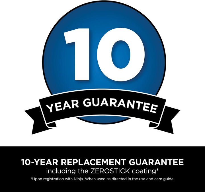 Ninja ZEROSTICK Classic Cookware 28 cm Bratpfanne, antihaftbeschichtet, langlebige Aluminium-Bratpfa