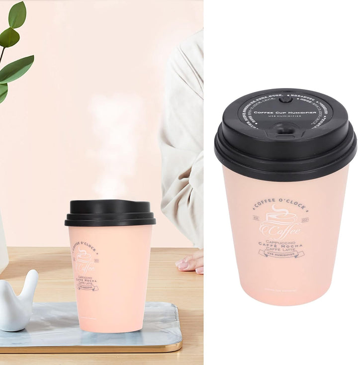 Schreibtisch-Luftbefeuchter, USB-Luftbefeuchter, 300 Ml, Kaffeetasse, Geröusc, Automatische Abschalt