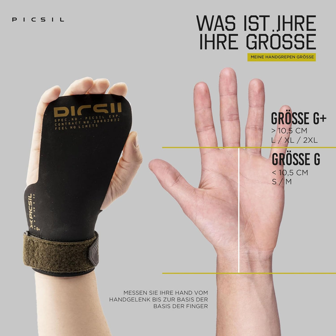 PICSIL Phoenix Hand Grips – Handschutz &amp; Griffhilfen aus dreilagigem Gewebe, ohne Magnesium, für Cal