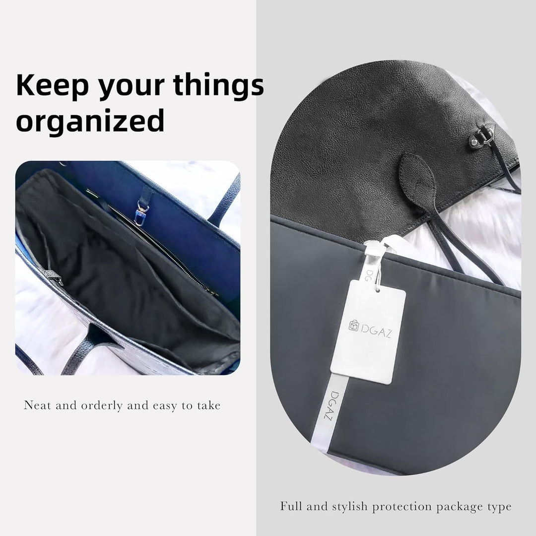 DGAZ Taschen Organizer Einsatz, Seide Taschenorganizer für Neverfull PM/MM/GM Tasche, Seidige Berühr