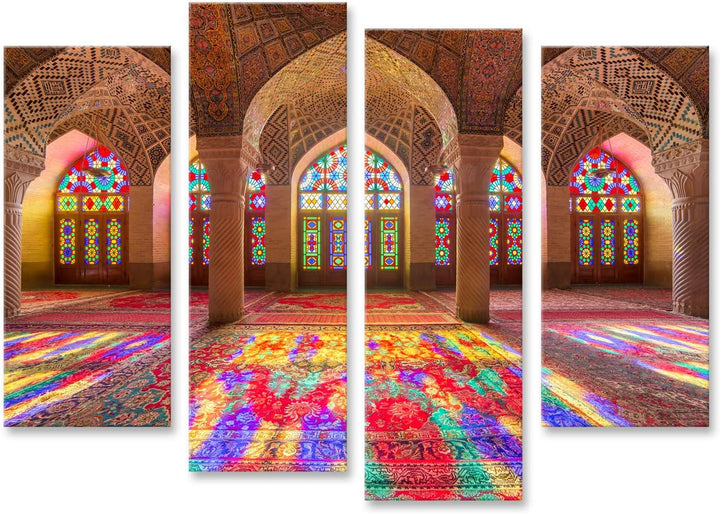islandburner Bild auf Leinwand Nasir Al Mulk Moschee Shiraz Iran Bilder Wandbilder Poster Leinwand 1