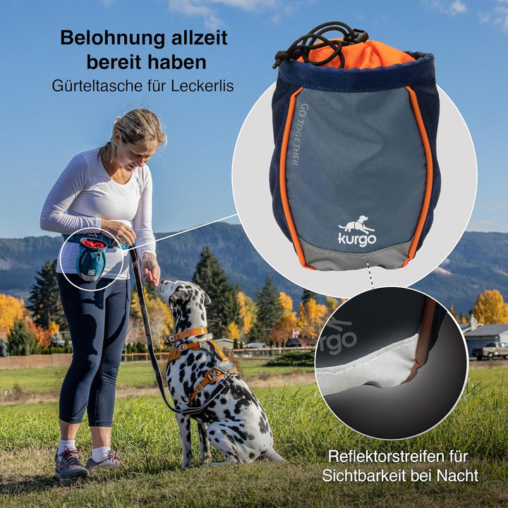 Kurgo Go Stuff-It Futterbeutel, Hält Hunde-Leckerlis frisch, Ideal für Hundetrainings, 11 cm breite