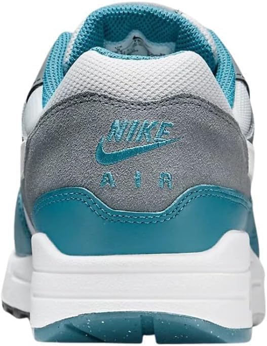 Nike Herren Air Max 1 Sneaker 41 EU Photon Dust White Cool Grey Noise Aqua, 41 EU Photon Dust White