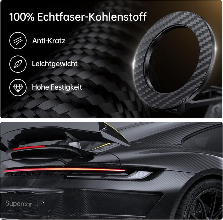 SYNCWIRE Handyhalterung Auto für MagSafe Autohalterung Magnet [Flexible DREI Achsen] Magnetische Han