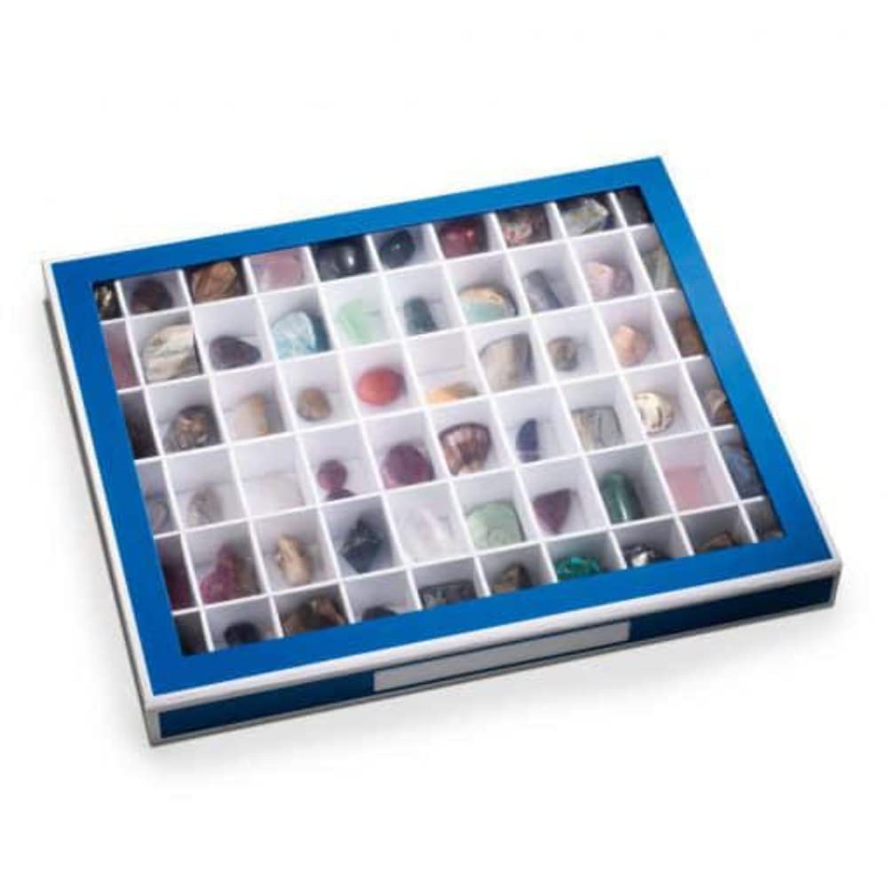 Leuchtturm 344051 Showroom Sammelbox, 60 Fächer mit 50 x 36 x 33 mm, für Miniatur-Spielfiguren - Kar