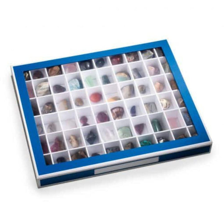 Leuchtturm 344051 Showroom Sammelbox, 60 Fächer mit 50 x 36 x 33 mm, für Miniatur-Spielfiguren - Kar