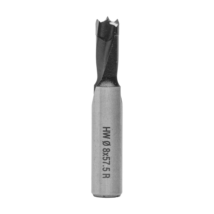 ENT 22203 Dübelbohrer HW, Schaft (S) 10 mm, Durchmesser (D) 8 mm, NL 18 mm, SL 34 mm, L 57,5 mm, Rec