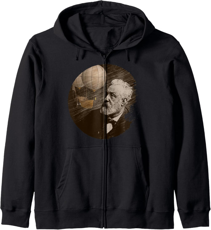 Visionary - Jules Verne Aeronautical Vehicle 1 - Fan-T-Shirt Kapuzenjacke
