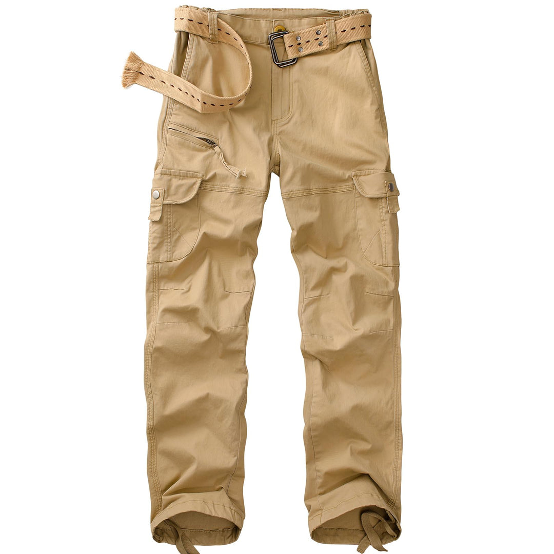 yeyity Cargohose Damen Hosen Multi Taschen Wanderhose Outdoorhose Baumwolle Arbeitshose Jogginghose