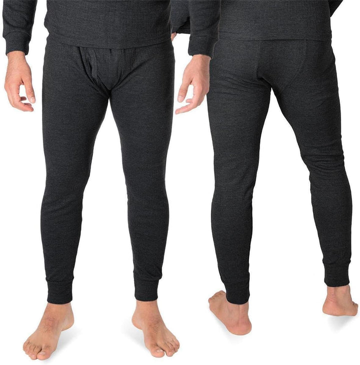 Black Snake® Thermounterhose Thermounterwäsche Sport Unterhosen Männer 2 Stück Lange Unterhose M Ant
