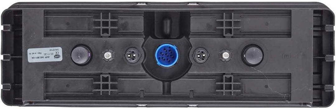HELLA - Heckleuchte - Hybrid - 24V - Anbau/geschraubt - Lichtscheibenfarbe: glasklar - Stecker: Easy