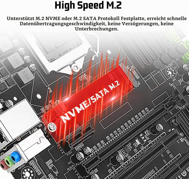 SHANGZHAOYUAN B85M PRO Mainboard LGA 1150 Micro ATX Gaming Motherboard für Intel Core i7/i5/i3/Penti