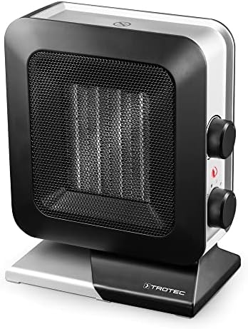 TROTEC Keramik Heizlüfter TFC 13 E – Heizleistung 700 W / 1400 W – Elektroheizung mit Thermostat, Ra
