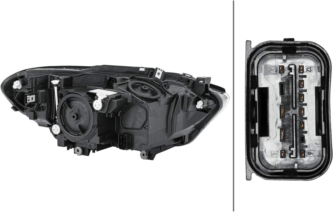 HELLA 1EG 011 919-411 Halogen-Hauptscheinwerfer - links - für u.a. BMW 1 (F20) Links (Fahrerseite),