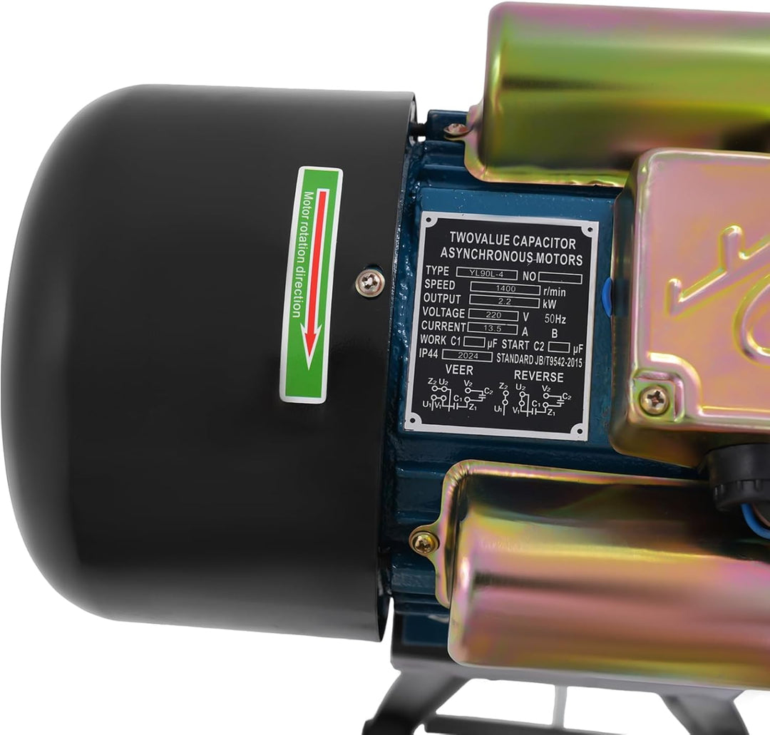 Elektrische Getreidemühle, kommerzielle Gewürzmühle, 2200 W, Gewürzmühle, 1400 U/min, mit Trichter,