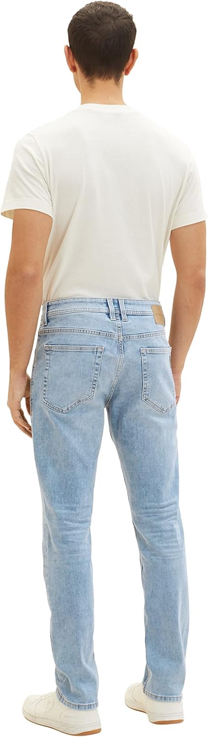 TOM TAILOR Herren Josh Regular Slim Jeans 29W / 32L 10118 - Used Light Stone Blue Denim, 29W / 32L 1